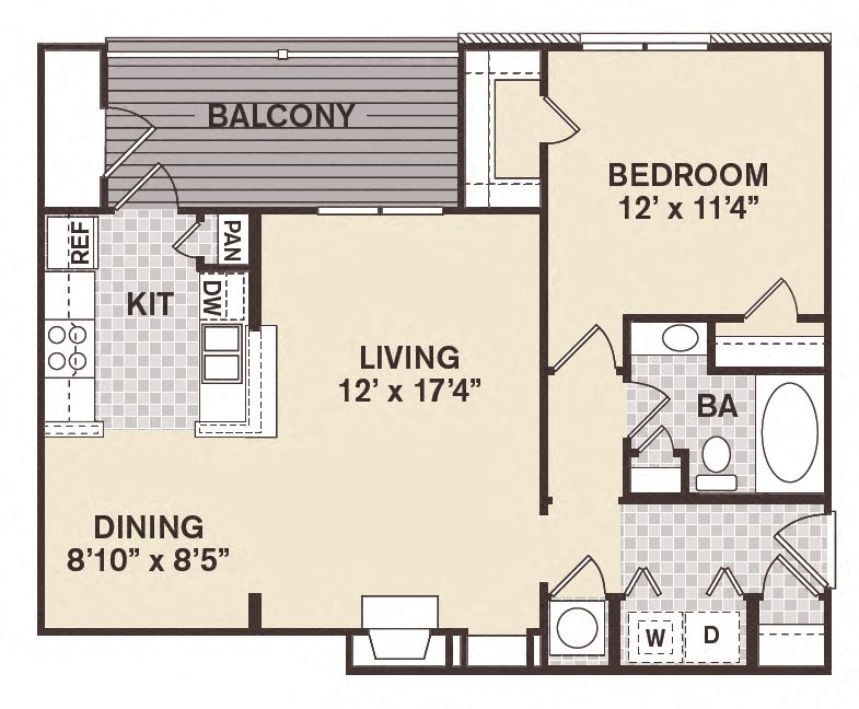 French Quarter (1.10 G) floor plan